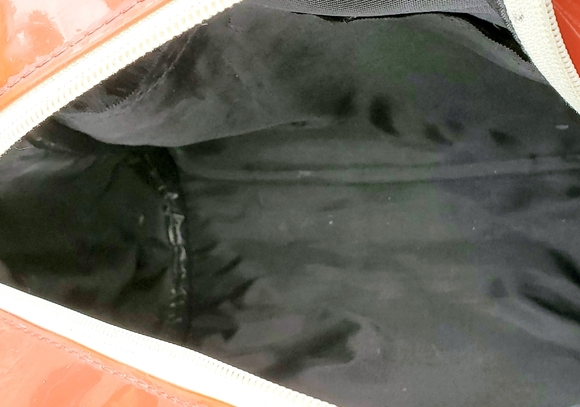 VTG Le Coq Sportif Red Sports Backpack Crossbody Bag Adjustable Strap Vinyl RARE - Picture 5 of 8